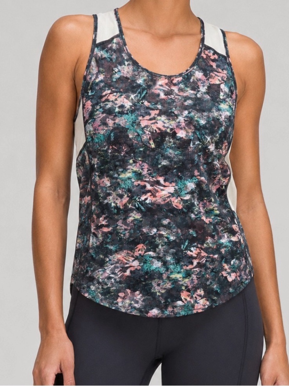 Lululemon Sculpt Tank II Dappled Daze Multi Floral Print Size 10